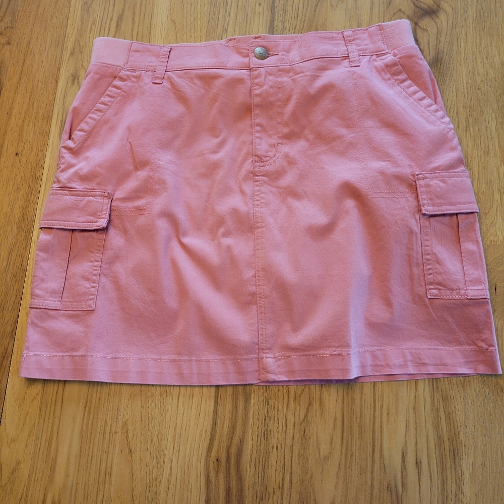Lee Pink Cargo Shorts Skorts Relaxed Fit